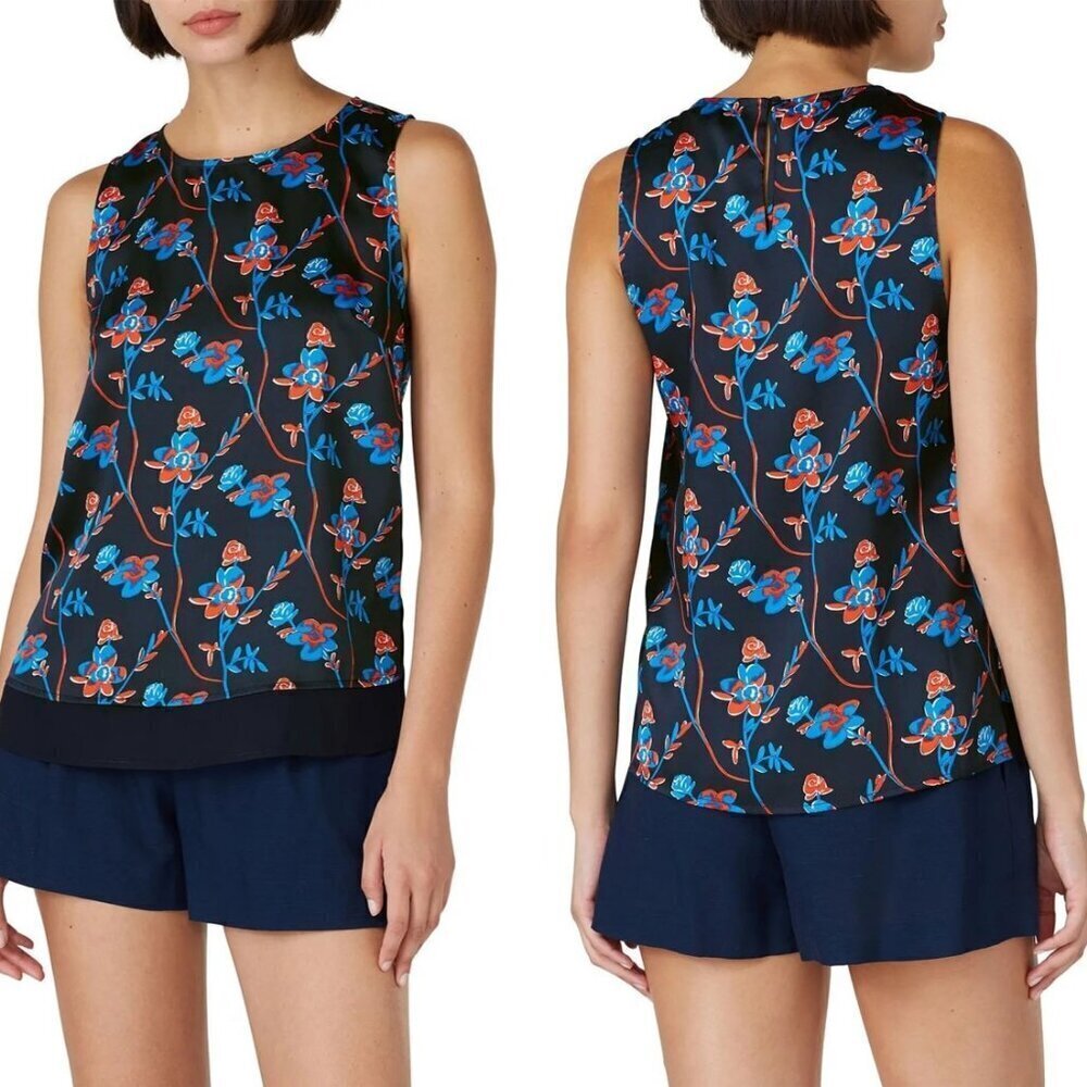 NWOT Thakoon Collective Daisy Printed Sleeveless Top